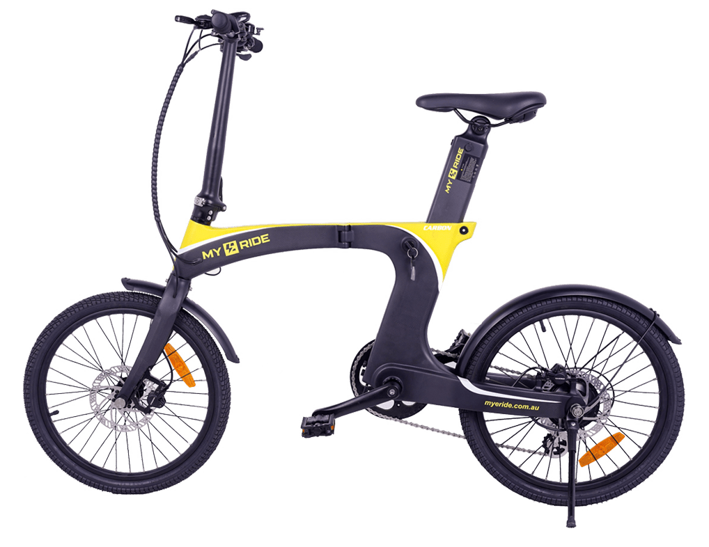 My E Ride Lightweight Folding Electric Bike