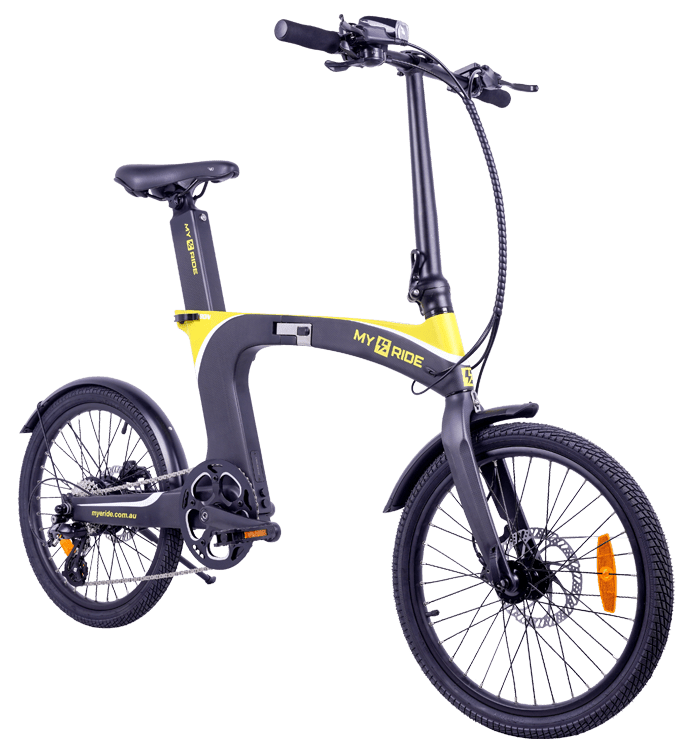 My E Ride Lightweight Folding Electric Bike